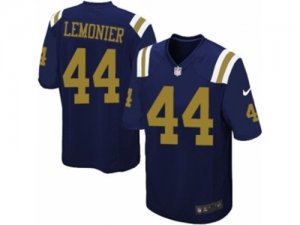 Mens Nike New York Jets #44 Corey Lemonier Limited Navy Blue Alternate NFL Jersey