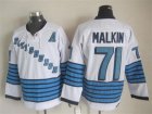 NHL Pittsburgh Penguins #71 Evgeni Malkin Throwback white jerseys