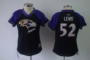 2011 women field flirt fashion nfl baltimore ravens #52 r.lewis black