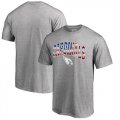 Arizona Cardinals Pro Line By Fanatics Branded Banner Wave T-Shirt Heathered Gray
