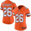 Women's Nike Denver Broncos #26 Darian Stewart Limited Orange Rush NFL Jersey