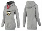 NHL Women Pittsburgh Penguins Logo Pullover Hoodie 8