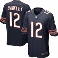 Mens Nike Chicago Bears #12 Matt Barkley Game Navy Blue Team Color NFL Jersey