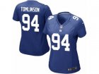 Women Nike New York Giants #94 Dalvin Tomlinson Game Royal Blue Team Color NFL Jersey