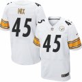 Mens Nike Pittsburgh Steelers #45 Roosevelt Nix Elite White NFL Jersey