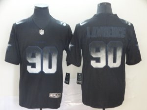 Nike Cowboys #90 DeMarcus Lawrence Black Arch Smoke