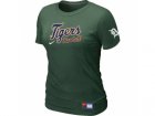 Women Detroit Tigers Nike D.Green Short Sleeve Practice T-Shirt
