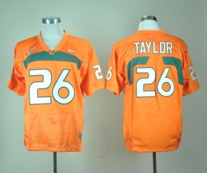 Ncaa Miami Hurricanes #26 Sean Taylor Orange College Jersey