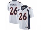 Mens Nike Denver Broncos #26 Darian Stewart Vapor Untouchable Limited White NFL Jersey
