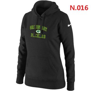 Women Green Bay Packers Logo Pullover Hoodie-1