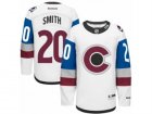 Mens Reebok Colorado Avalanche #20 Ben Smith Authentic White 2016 Stadium Series NHL Jersey