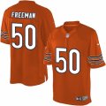 Men's Nike Chicago Bears #50 Jerrell Freeman Limited Orange Alternate NFL Jersey