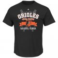 MLB Men's Baltimore Orioles Majestic 2016 Heart and Soul Spring Training T-Shirt - Black