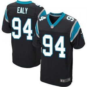 Nike Carolina Panthers #94 Kony Ealy Black jerseys(Elite)