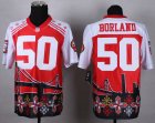 Nike San francisco 49ers #50 borland Jerseys(Style Noble Fashion Elite)