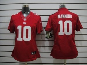 Nike Women New York Giants #10 Eli Manning Red Jerseys