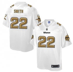 Nike Minnesota Vikings #22 Harrison Smith White Men NFL Pro Line Fashion Game Jersey