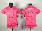 Nike Women San Diego Chargers #17 Philip Rivers Pink Jerseys