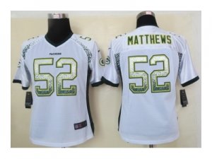 nike women nfl jerseys green bay packers #52 clay matthews white[Elite drift fashion]