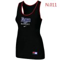 Nike Tampa Bay Rays Tri-Blend Racerback stretch Tank Top Black