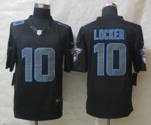 Nike Tennessee Titans #10 Locker Black Jerseys(Impact Limited)