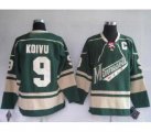 nhl minnesota wild #9 koivu green