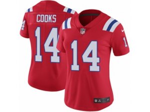 Women Nike New England Patriots #14 Brandin Cooks Vapor Untouchable Limited Red Alternate NFL Jersey