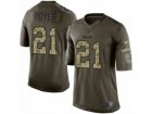 Mens Nike Buffalo Bills #21 Jordan Poyer Limited Green Salute to Service NFL Jersey