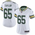 Women's Nike Green Bay Packers #65 Lane Taylor Limited White Rush NFL Jersey