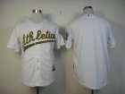 mlb jerseys oakland athletics blank white