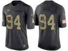 Nike Denver Broncos #94 DeMarcus Ware Mens Stitched Black NFL Salute to Service Limited Jerseys