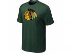 NHL Chicago Blackhawks Big & Tall Logo D.Green T-Shirt