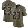 Nike Saints #23 Marshon Lattimore Olive Salute To Service Limited Jersey