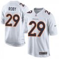 Nike Denver Broncos #29 Bradley Roby White Men Stitched NFL Game Event Jersey