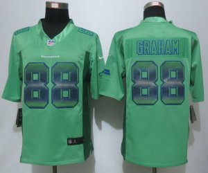 2015 New Nike Seattle Seahawks #88 Graham Green Strobe Jerseys(Limited)