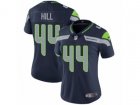 Women Nike Seattle Seahawks #44 Delano Hill Vapor Untouchable Limited Steel Blue Team Color NFL Jersey