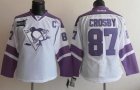 women nhl Pittsburgh Penguins #87 Sidney Crosby White