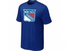 NHL New York Rangers Big & Tall Logo Blue T-Shirt