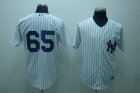 mlb new york yankees #65 hughes white