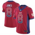 Nike Giants #8 Daniel Jones Red Draft Fashion Limited Jersey