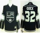 Youth nhl jerseys los angeles kings #32 quick black