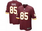 Mens Nike Washington Redskins #85 Vernon Davis Game Burgundy Red Team Color NFL Jersey