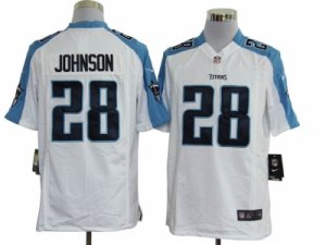 Nike NFL tennessee titans #28 chris johnson white Game Jerseys