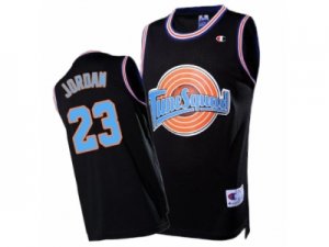 Space Jam #23 Michael Jordan Tune Squad Throwback Black Jersey