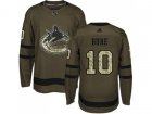 Youth Adidas Vancouver Canucks #10 Pavel Bure Green Salute to Service Stitched NHL Jersey