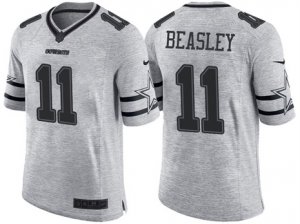 Nike Dallas Cowboys #11 Cole Beasley 2016 Gridiron Gray II Mens NFL Limited Jersey