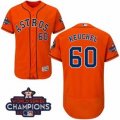 Astros #60 Dallas Keuchel Orange Flexbase Authentic Collection 2017 World Series Champions Stitched MLB Jersey