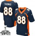 Nike Denver Broncos #88 Demaryius Thomas Navy Blue Alternate Super Bowl XLVIII NFL Jersey(2014 New Elite)