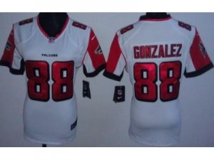 Nike Women NFL Atlanta Falcons #88 Tony Gonzalez White jerseys