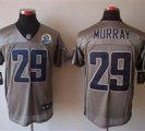 Nike Cowboys #29 DeMarco Murray Grey With Hall of Fame 50th Patch NFL Elite Jersey